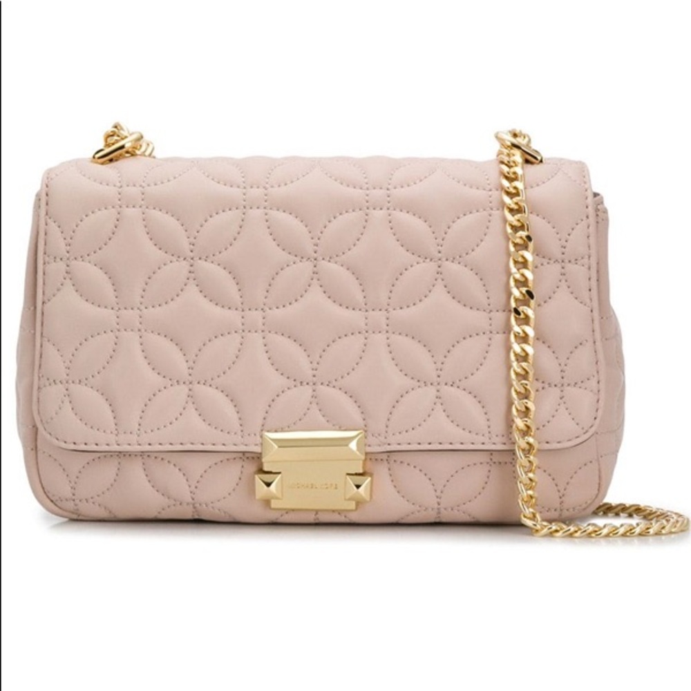 Michael Kors Sloan Lg Quilted Chain Shoulder Bag